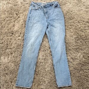 Abercrombie & Fitch Light Blue Straight Leg Jeans